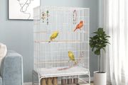 Bird Cage with Stand White