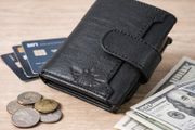 Genuine Leather Pop-Up Card Holder Wallet RFID Blocking Slim Credit Card Case
