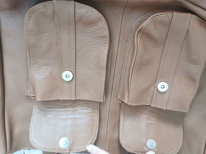 Handmade Brown Leather shoulder bag