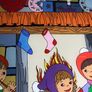 Retro Vintage Christmas Glass Painting Mid Century Foil Art Image 2