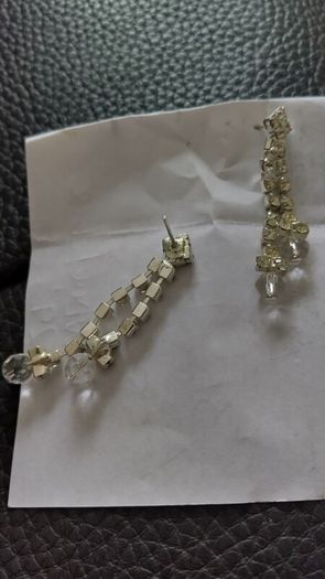 nice pair of earrings.