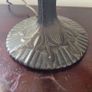 Vintage 70s tiffany style table lamp with glass shade Image 3