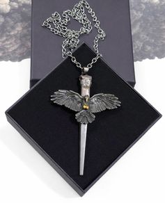 1 Coffin Nail Of The Watching Raven Talisman Necklace