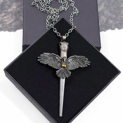 1 Coffin Nail Of The Watching Raven Talisman Necklace