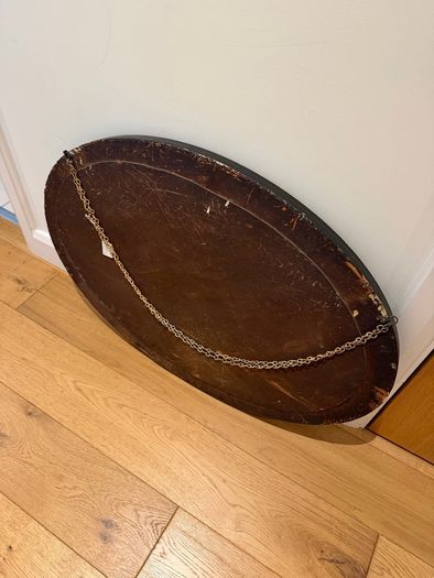 Antique Edwardian mahogany mirror