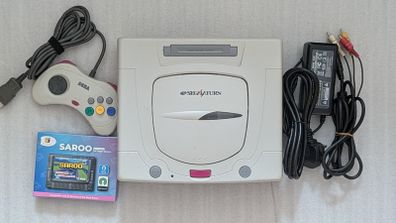 Sega Saturn : Saroo : 128GB : ReSaturn PSU : Japan Import