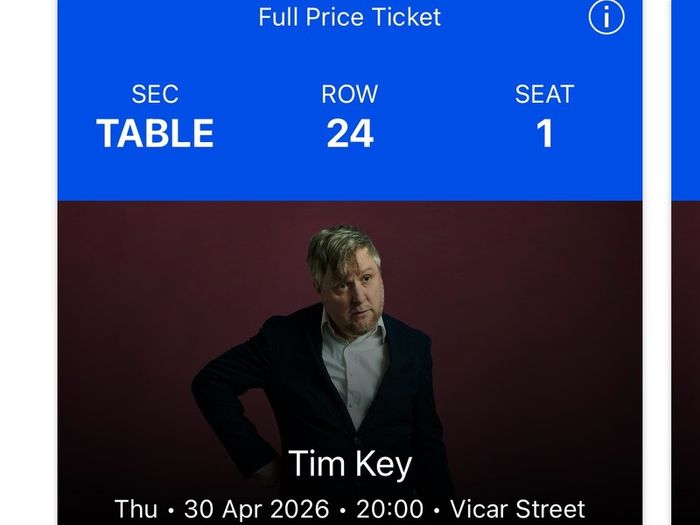 Tim Key Tickets (2)