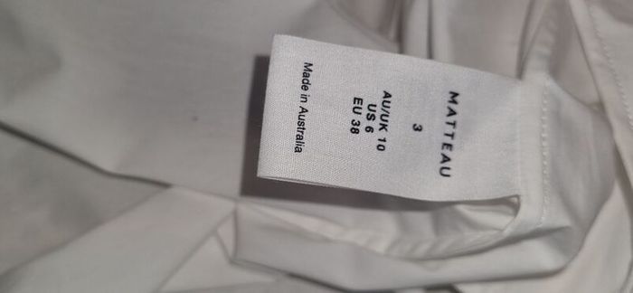 Matteau organic cotton dress new with tags