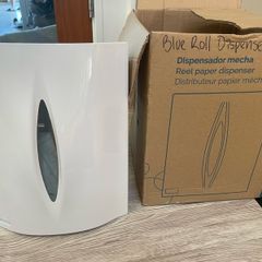 Brand New Blue Roll Dispenser & Hand Soap Dispenser - Can Deliver