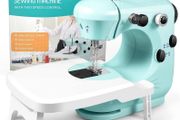 Sewing Machine for Beginners with Extension Table, Portable Handheld Mini Sewing Machine with Sewing Machine Accessories, Easy Home Stitch Automatic Sewing Machine for Travel, Beginners, DIY (FREE POSTAGE)