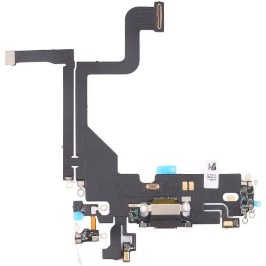 For Apple iPhone 13 Pro Charging Port Flex Cable Replacement - Black