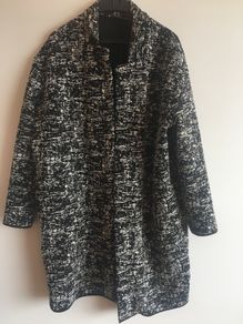 Zara b&w coatigan