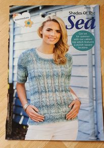 New - A Knitting Pattern  - A Cable Stitch Top - E
