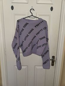 Pretty little thing ladies crop jumper