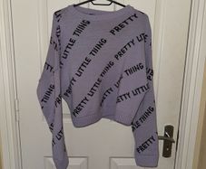 Pretty little thing ladies crop jumper