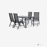 Garden Table with Reclining Chairs Image 6
