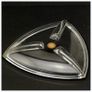 Mid Century Modernist Propeller Style Walther Glass Ashtray Image 5
