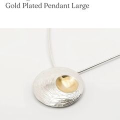 Martina Hamilton Sterling Silver and Gold plate necklace