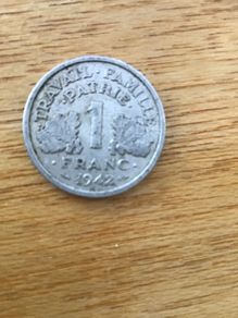 World War 2 French coin