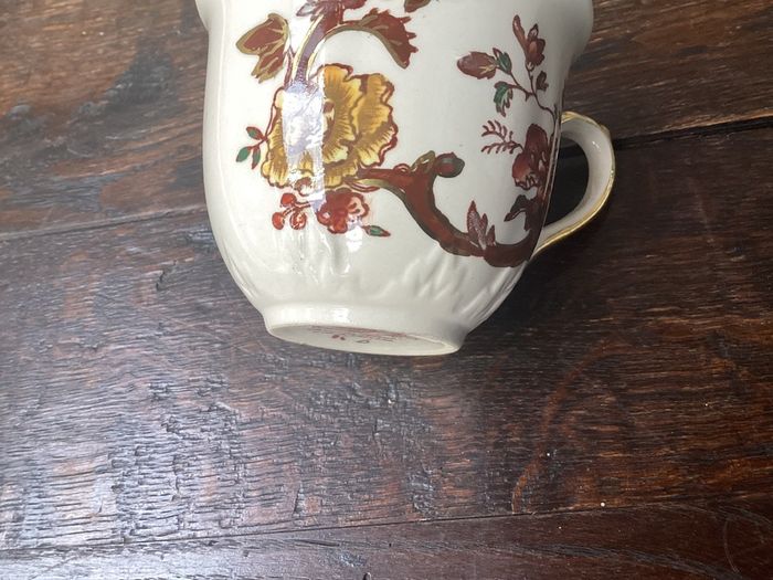 Masons Ironstone  Brown Velvet Cups and Saucers