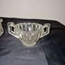 1940's Crystal Creamer Pitcher & Sugar Bowl Image 6