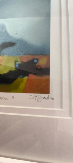 SET OF 2 FRAMED The artwork appears to be a limited edition print 1- Before the Storm II. 2- Evening by the Birch Tree.