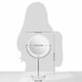 Double Sided Magnifying Makeup Mirror with 1X / 10X Magnification Image 5