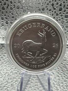 1oz Fine 999 Silver Bullion Krugerrand 2026 Coin.