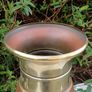 40 cms Daalderop Art Deco Copper and Brass Vase Image 3