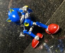 Jazware 3 inch metal sonic, sonic the hedgehog toys
