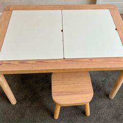 Ikea Children's table Flisat, stool and storage containers