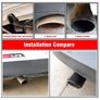 Car Exhaust Tip 64-67mm Carbon Fiber Image 7