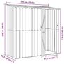 Garden Sheds Anthracite 203 x 85.5 x 200 cm Metal Image 4