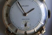 Vintage 14ct Gold Gruen Precision 17 Jewel 32mm James Bond Wrist Watch