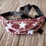 Pink Star Sequin Waist Bag Image 6