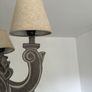 5 arm wooden chandelier Image 2