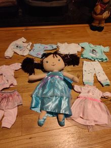 Princess Ella Doll and 4 Outfits