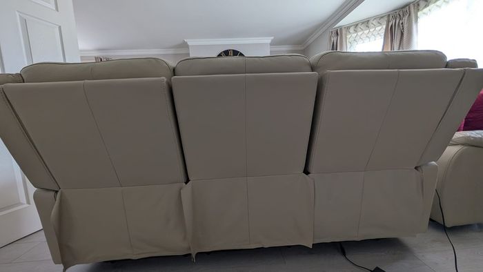 Electric Recliner Leather Sofa
