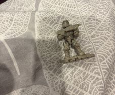 Halo Mega Construx Bloks Unsc Stone Master Chief Statue Mini Figure Foxtrot