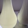 Pair of Antique Victorian Opaline Glass Vases. Japonisme Aesthetic Movement c.1880 to1900 Image 5