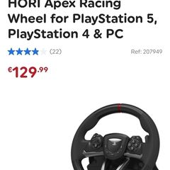 PlayStation steering wheel
