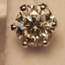 2ct+2ct Moissanite Solitaire Studs Image 7