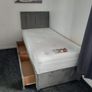 New Stylish Double 4ft, 4ft6, King 5ft And 6ft Superking Sizes Divan Beds Instock. Drawers And Optional Tufted Mattresses Available. Free Delivery Image 7