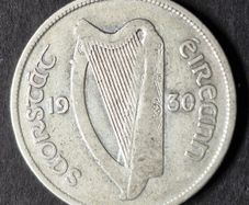 Ireland 1930 Silver Florin