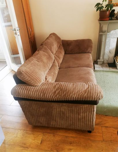 2 Piece Living Room Set plus foot stool