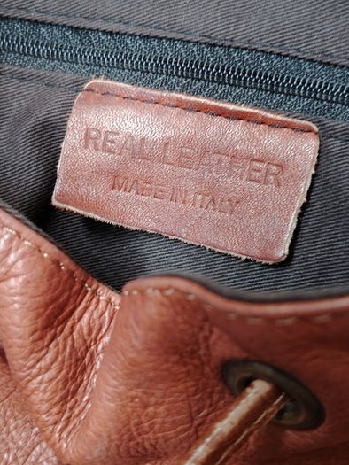 Brown Leather Backpack