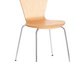 New Canteen Chair Beech or White Finish
