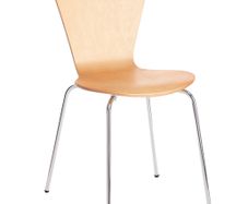 New Canteen Chair Beech or White Finish