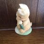 Moorcraft Chalkware 5 inch Rabbit Ornament Nibbles Image 2