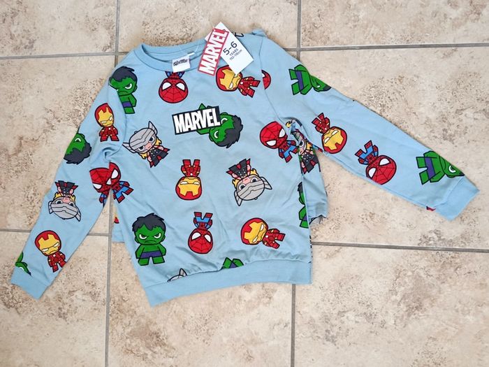 Marvel Avengers Boys Sweat Set (Sweatshirt+Shorts) 5-6 years, 110-116 cm, 100% Cotton NEW